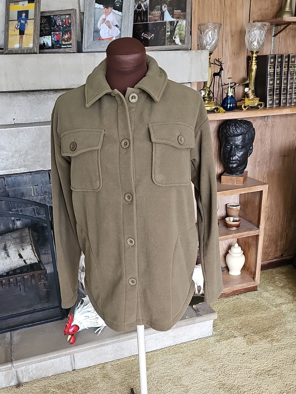 Women's Fleece Shacket.